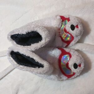 Cat & Jack Slippers Skiing Polar Bear Kid's Large 4-5